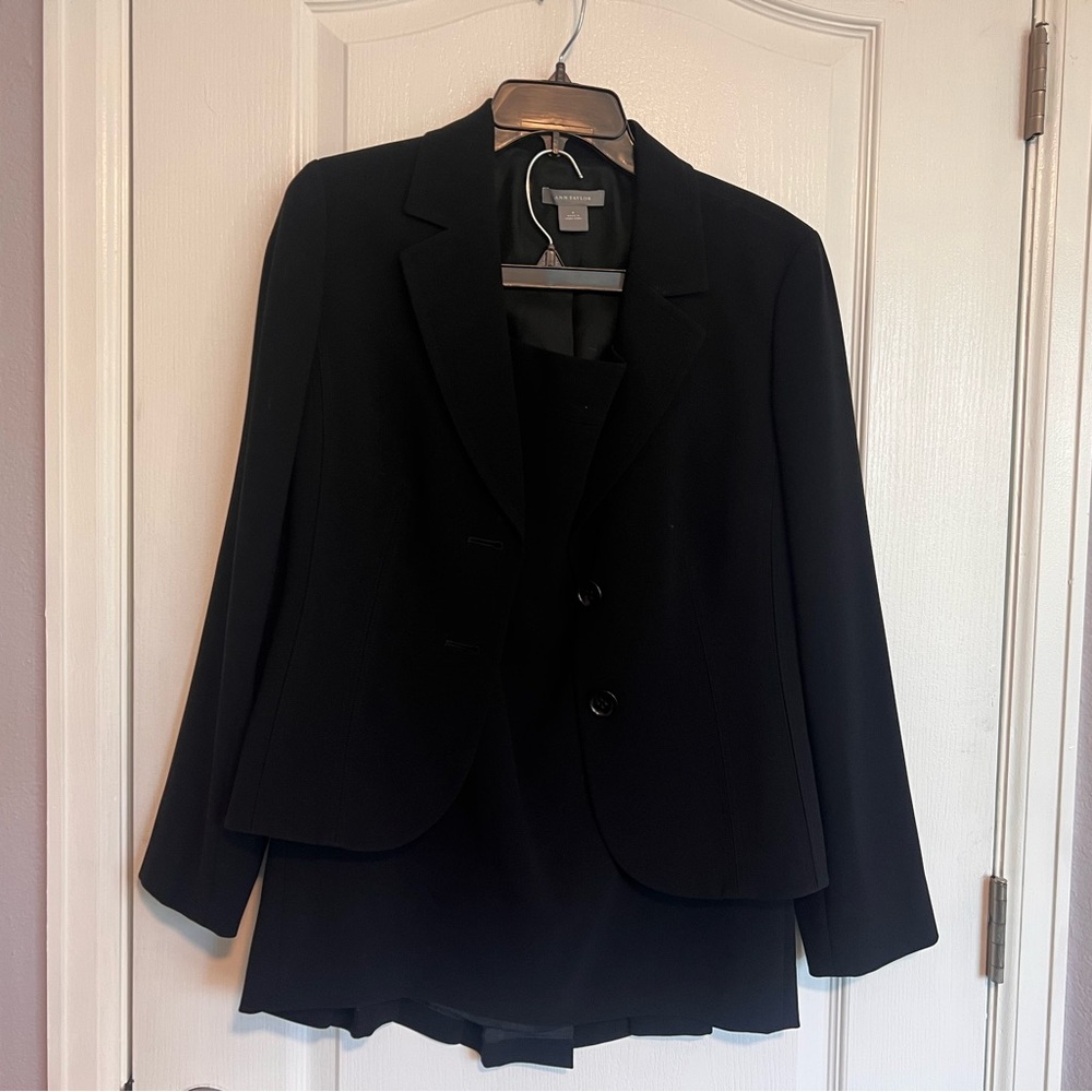 Ann Taylor Black Skirt Set